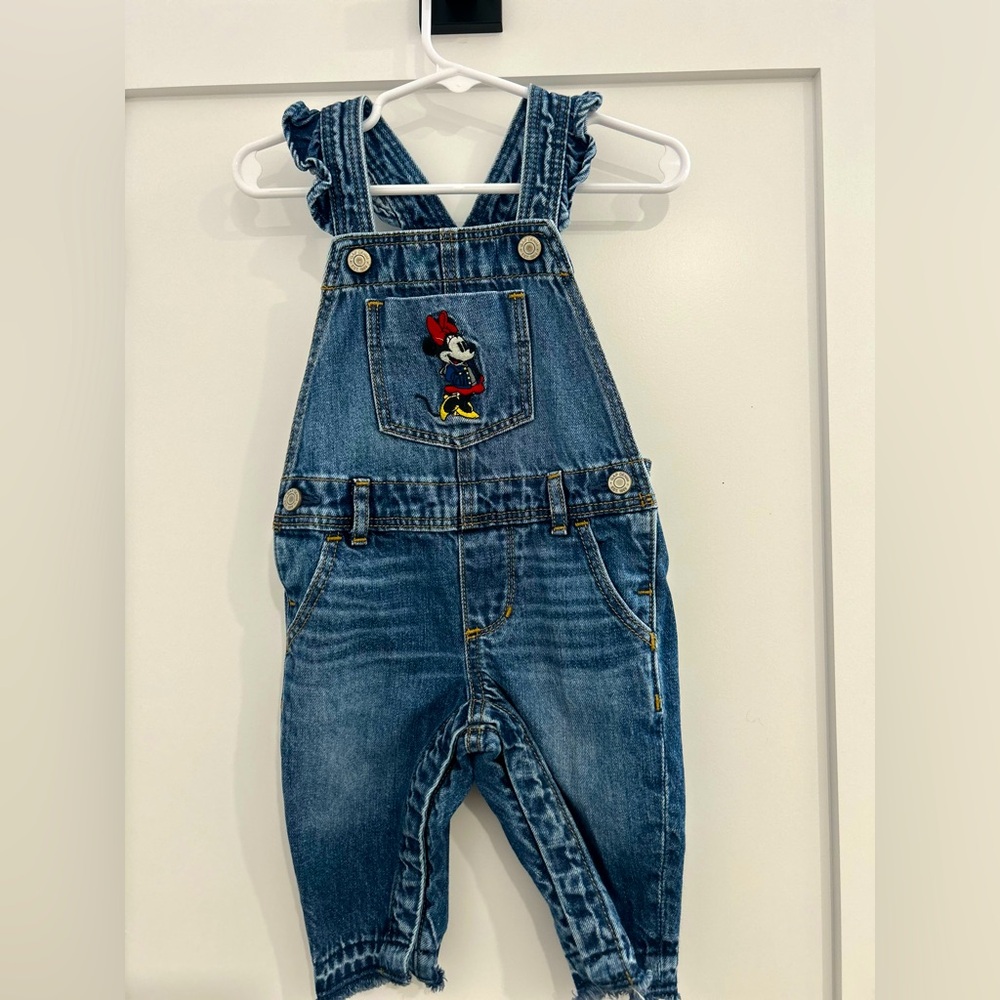 Baby Gap Minnie overalls 12-18m